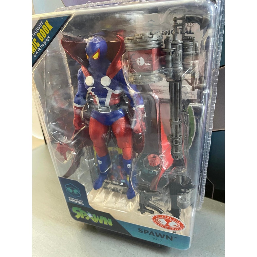 Mcfarlane Toys - 1977 Spawn Concept - Blue / Red Variant (Platinum)